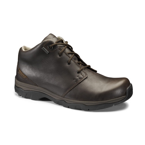 ... Grain Leather Walking Shoes (Men's) - Dark Chocolate | Uttings